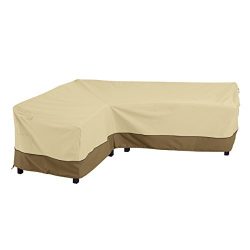 Classic Accessories 55-881-011501-RT Veranda Patio L-Shaped Sectional Sofa Cover, Left Facing