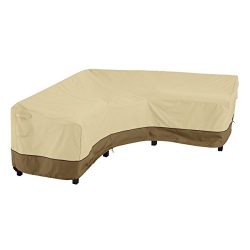 Classic Accessories 55-882-011501-RT Veranda Patio V-Shaped Sectional Sofa Cover, V-Shaped