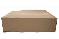 All Weather Large Outdoor Patio Sofa Covers Heavy Duty 3 Layer Thick Works On Any Outdoor Sectio ...