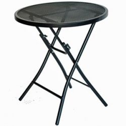 Prime Products 13-5089 Black Steel Bistro Table