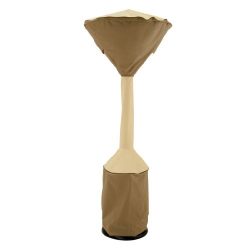 Classic Accessories Veranda Standup Patio Heater Cover, Pebble, Fits Heaters With up to 34″ ...