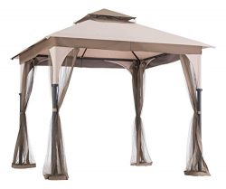 Sunjoy 8′ x 8′ Marcel Soft top Gazebo with Netting