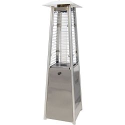 Hanover HAN0201SS Mini Pyramid Tabletop Propane Patio Heater