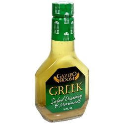 Gazebo Room Greek Salad Dressing 16 oz (6 Pack)