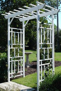 Dura-Trel 11179 Wellington Arbor, White