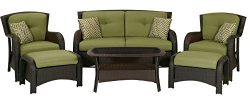 Hanover Strathmere 6-Piece Patio Seating Set