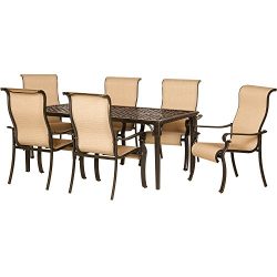 Brigantine 7-Piece Outdoor Dining Set with Cast-Top Table