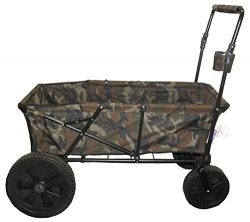 Impact Canopy Maxima Folding Wagon Collapsible Utility Beach Cart Wagon (Camouflage)