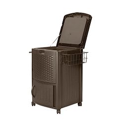 Suncast DCCW3000 Resin Wicker Cooler