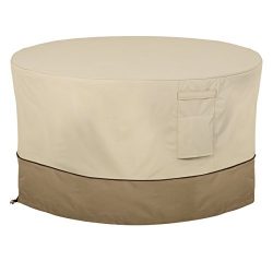 Classic Accessories 55-465-011501-00 Veranda Round Fire Pit/Table Cover, 42-Inch