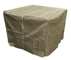 AZ Patio Heater Heavy Duty Waterproof Propane Fire Pit Cover – 39 x 39 x 28 – Tan