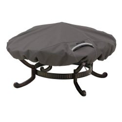 Classic Accessories Ravenna Round Fire Pit Cover – Premium Outdoor Cover with Durable and  ...