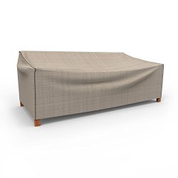 Budge English Garden Outdoor Patio Sofa Cover, Extra Large  (Tan Tweed)