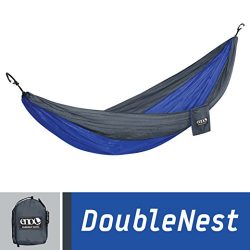 ENO Eagles Nest Outfitters – DoubleNest Hammock, Portable Hammock for Two, Charcoal/Royal  ...