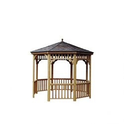 Handy Home Products San Marino Tight Knot Cedar Gazebo, 10-Feet