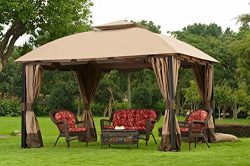 Sunjoy Replacement Canopy Set Deluxe Fabric for 11x13ft South Hampton Gazebo