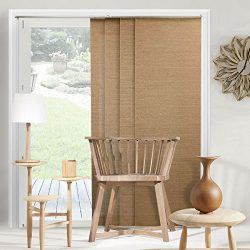 Chicology Adjustable Sliding Panel, Frontier – Natural Woven, Privacy, 80″W X 96R ...