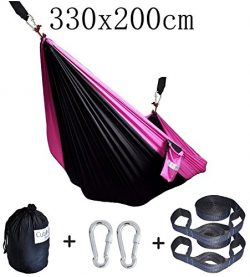 cutequeen Garden Hammock outdoor Camping Hammocks Nylon Lightweight Multifunctional Parachute fo ...