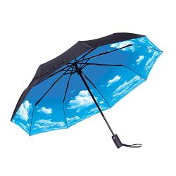 Rain-Mate Compact Travel Umbrella – Windproof, Reinforced Canopy, Ergonomic Handle, Auto O ...