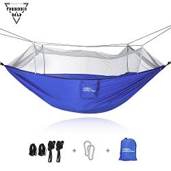 Forbidden Road Hammock Single & Double Mosquito Net Camping Hammock Capacity 300lbs Portable ...