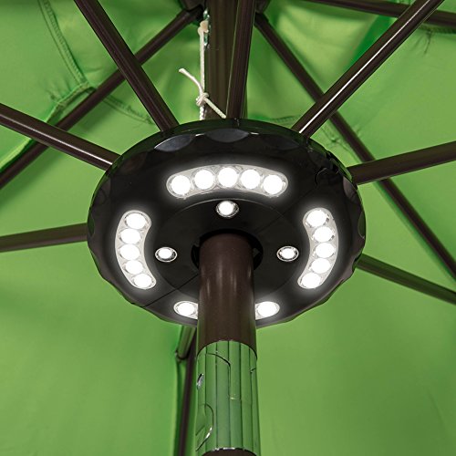 Sundale Outdoor Wireless Patio Umbrella Pole Light 24 LED Rechargeable