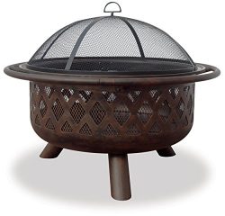 Endless Summer, WAD792SP, Bronze Crossweave Firebowl Fire Pit