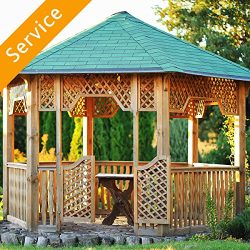 Gazebo Assembly – On the Lawn