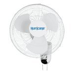 Hurricane Wall Mount Fan – 16 Inch | Classic Series | Wall Fan with 90 Degree Oscillation, ...