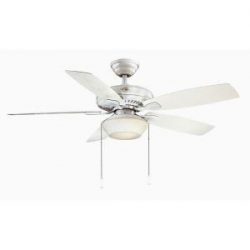 Hampton Bay Gazebo Ii 52 In. Indoor/outdoor White Ceiling Fan