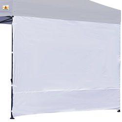 （15+ colors）AbcCanopy 10′ Sun Wall for 10’x 10′ straight leg pop up canopy , ...