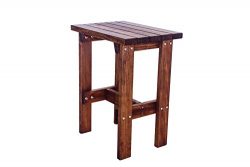 Quality Outdoor Patio Bar Height End Table