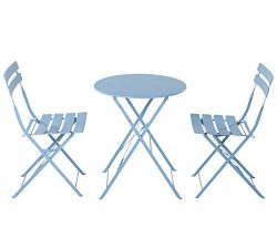 Grand Patio Premium Steel Patio Bistro Set, Folding Outdoor Patio Furniture Sets, 3 Piece Patio  ...