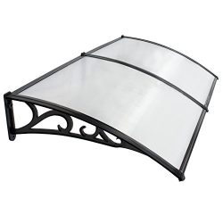 Super Deal 40″x 80″ Overhead Door Window Outdoor Awning Door Canopy Patio Cover Mode ...