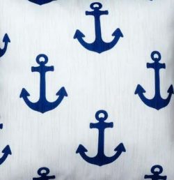 Outdoor Fabric Sun N Shade Outdoor Cushions Patio Pillows Upholstery 54″ Nautical Beach De ...