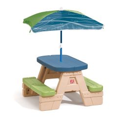 Step2 Sit and Play Kids Picnic Table With Umbrella