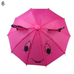 Lightclub Decorative Mini Umbrella Fit 18inch American Girl Doll Accessory Christmas Gift (#6)