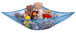 Jumbo Toy Hammock – Organize stuffed animals or children’s toys with the mesh hammoc ...