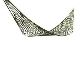 SOURBAN Travel Camping Hammock Comfortable Hanging Nylon Mesh Rope Hammock Sleeping Hanging Bed