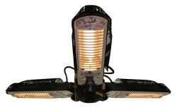 Fire Sense Indoor/Outdoor Infrared Heater with Patio Umbrella Pole Attachment