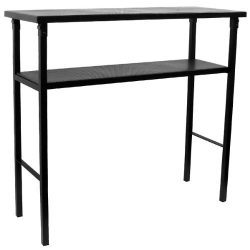 Deluxe Metal Portable Bar Table w/ Carrying Case