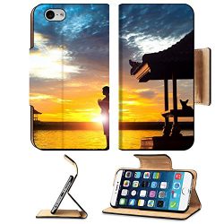 Liili Premium Apple iPhone 6 iPhone 6S Flip Pu Leather Wallet Case IMAGE ID: 31698982 Silhouette ...