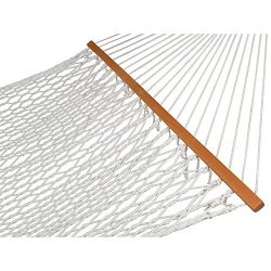 ZENY 59″ Cotton Rope Double Hammock with Spreader Bars