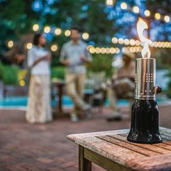 Bella Tavola BT-1000 Divine Evening Outdoor Table Tiki Torch, Black