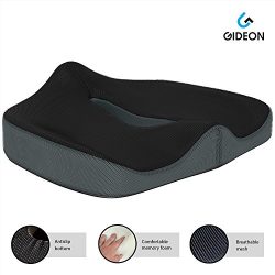 Gideon™ Premium Orthopedic Seat Cushion for Office Chair, Car, Truck, Plane, Wheelchairs, etc. & ...