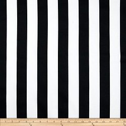 Premier Prints Canopy Stripe Black Fabric By The Yard