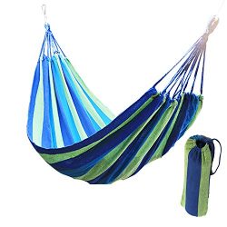 Wide Hammock Cotton Soft Woven Bed for Supreme Comfort Fabric Travel Camping Hammock for Backyar ...