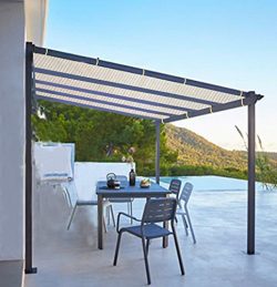 Shatex Shade Panel Block 90% of UV Rays with Ready-tie up Ribbon for Pergola/Greenhouses/Carport ...