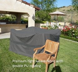 Premium Tight Weave Bar High Dining Set Cover 98″ Dia. x 41″H, fully covered top NO  ...