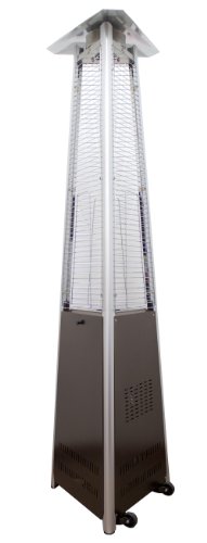 AZ Patio Heaters Natural Commercial Gas Glass Tube Patio Heater