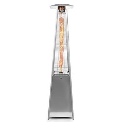 Thermo Tiki Deluxe Propane Outdoor Patio Heater – Pyramid Style w/ Dancing Flame (Floor St ...